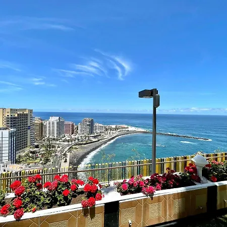 Studio With Direct View Of The Atlantic, Heated Pool, Wifi, 250 Meters To The Beach * Puerto de la Cruz (Tenerife)